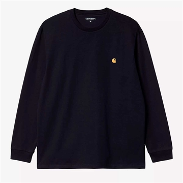 Carhartt WIP Chase T-shirt l/s Dark Navy / Gold